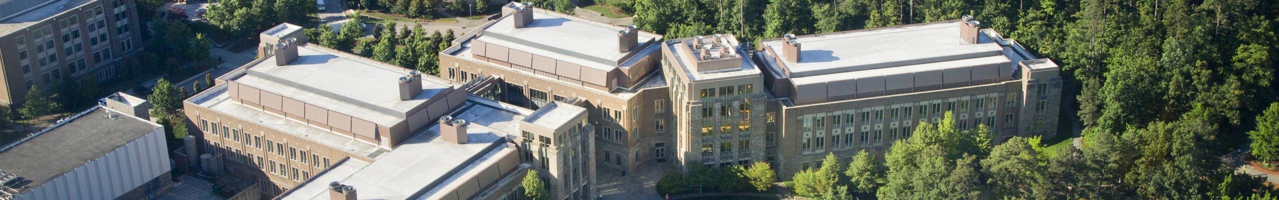 aerial view of the Fitzpatrick Center