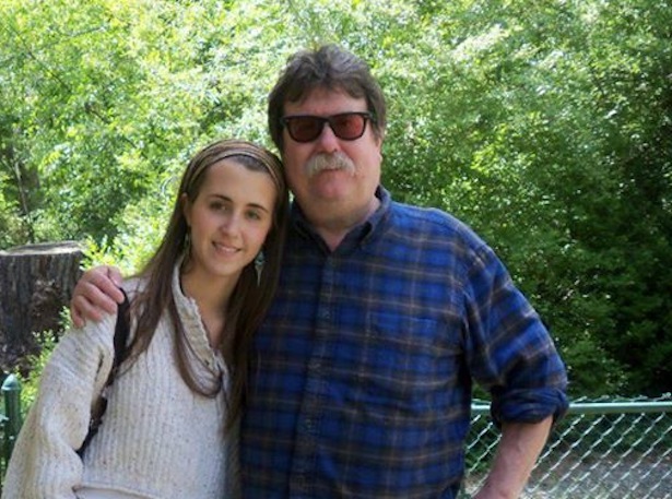 Richard Merritt with his daughter