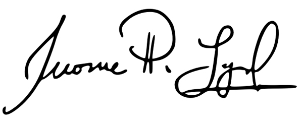 Jerome P. Lynch signature