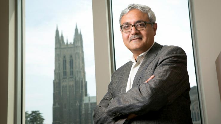 Ashutosh Chilkoti has agreed to remain chair of Duke University's Department of Biomedical Engineering for another five years