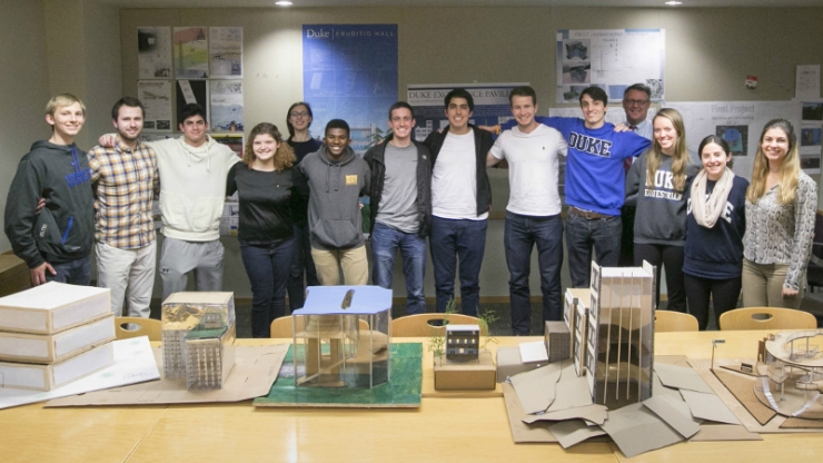 Duke's architectural engineering class