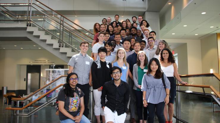 Students and faculty from the first-annual Duke BME Biomaterials Symposium