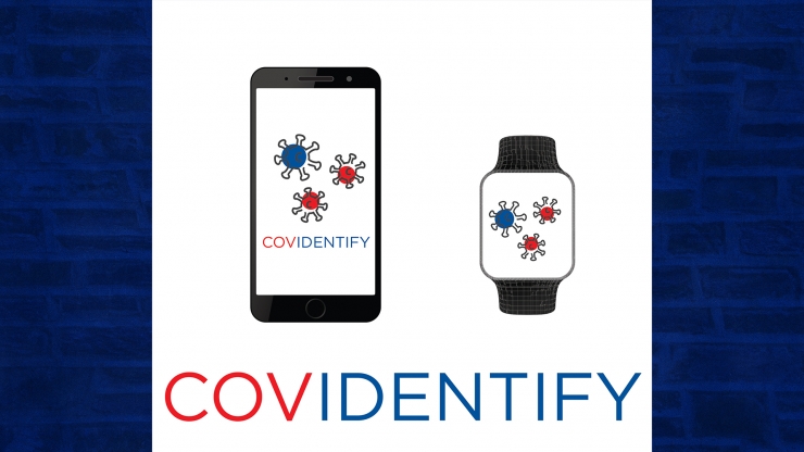 The CovIdentify team will use biometric data from smartwatches and smartphones to identify early signs of COVID-19 infection. 