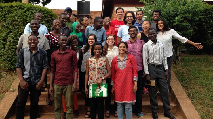 Duke and Makerere BME students during the Spring Break trip to Uganda earlier this year. 