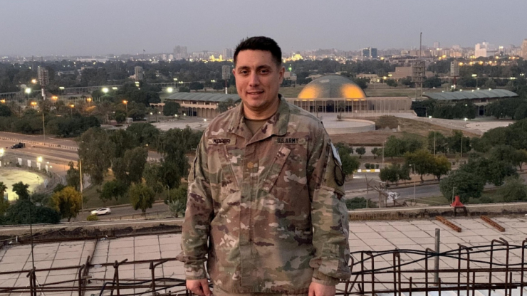 Maj. Kuiper in Iraq in 2019