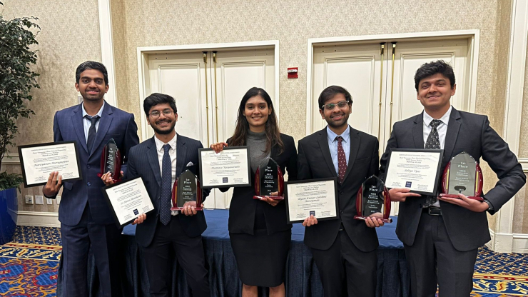 Student team winners of the 2023 Executive Challenge at Duke University