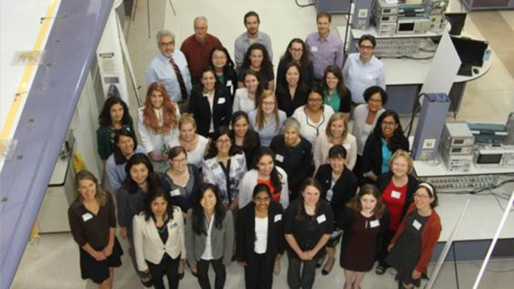 The participants at the annual Women in Aerospace Symposium 