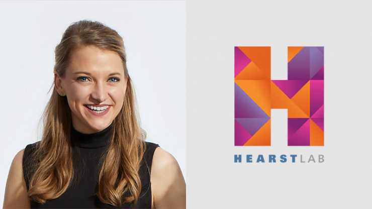 Lisa Burton O'Toole headshot with HearstLab logo
