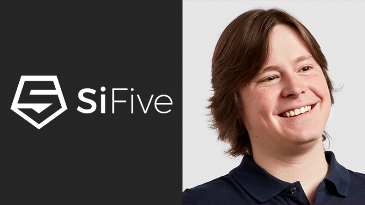 Andrew Waterman headshot with SiFive logo