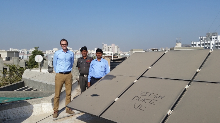 dirty solar panels with Michael Bergin