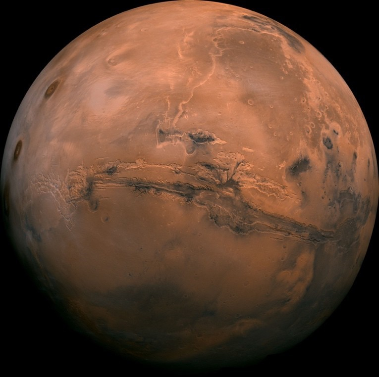 A big detailed image of Mars