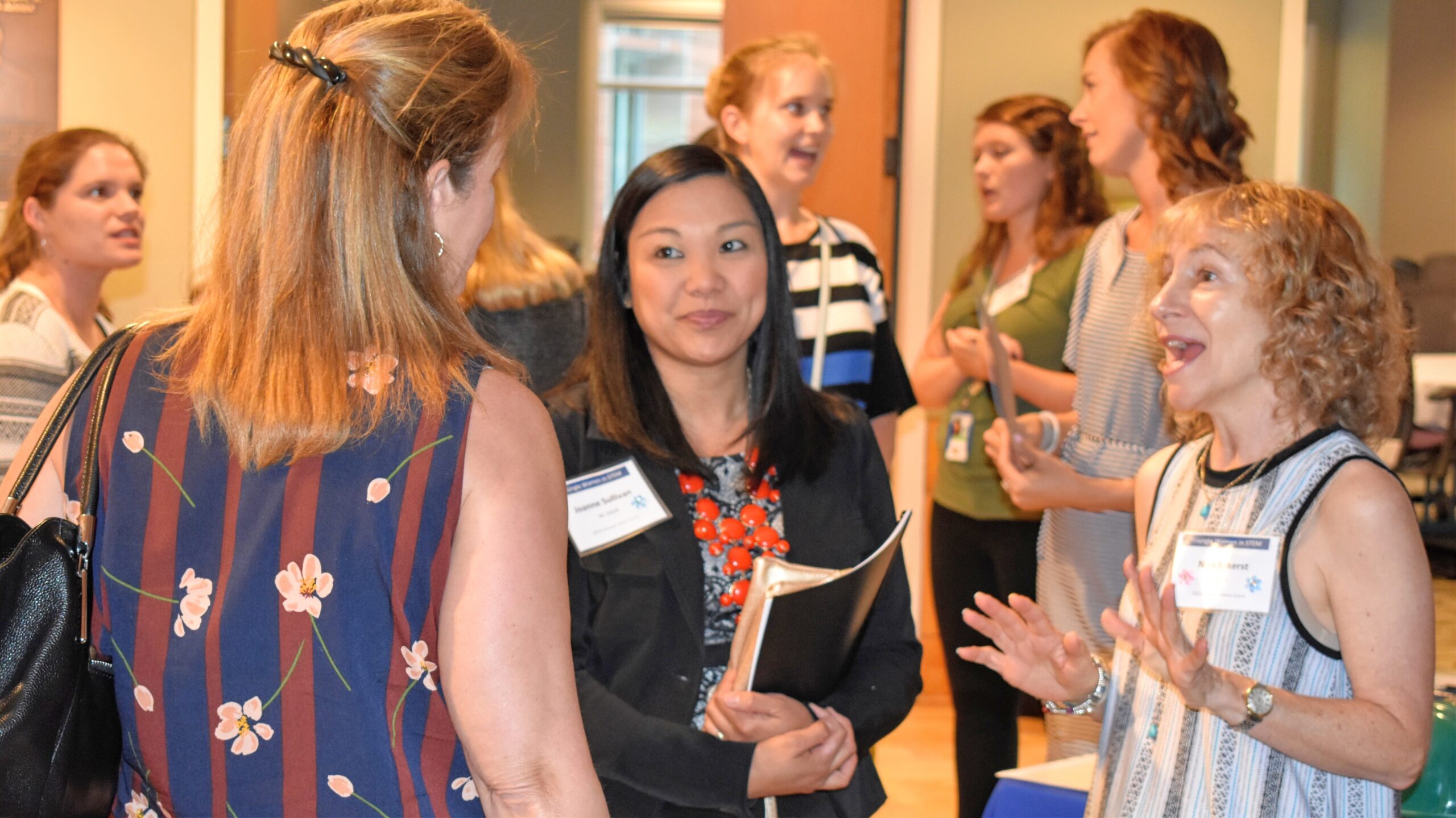 Duke Engineering hosted a "Talk & Tour" for 70 Triangle Women in STEM summer interns