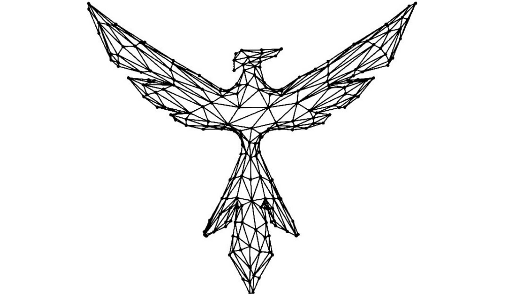 Phoenix Geometric | Geometric tattoo design, Geometric tattoo, Small phoenix  tattoos