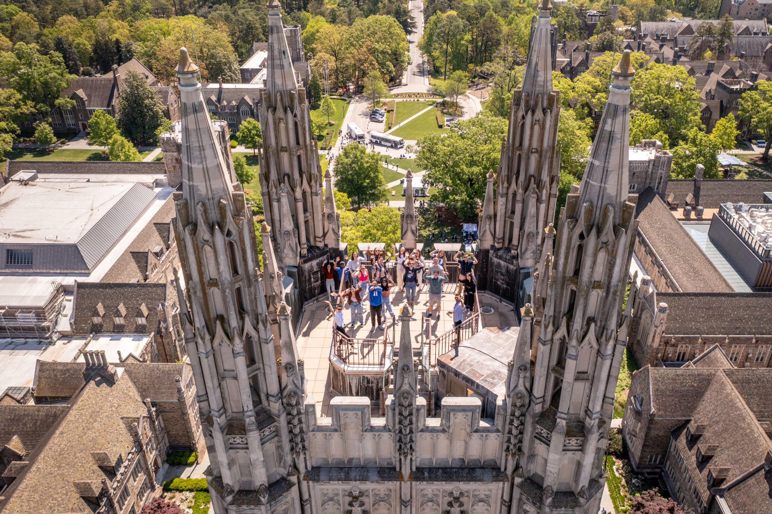 Last Day of Classes Spring 2022 (LDOC) student Chapel Climb