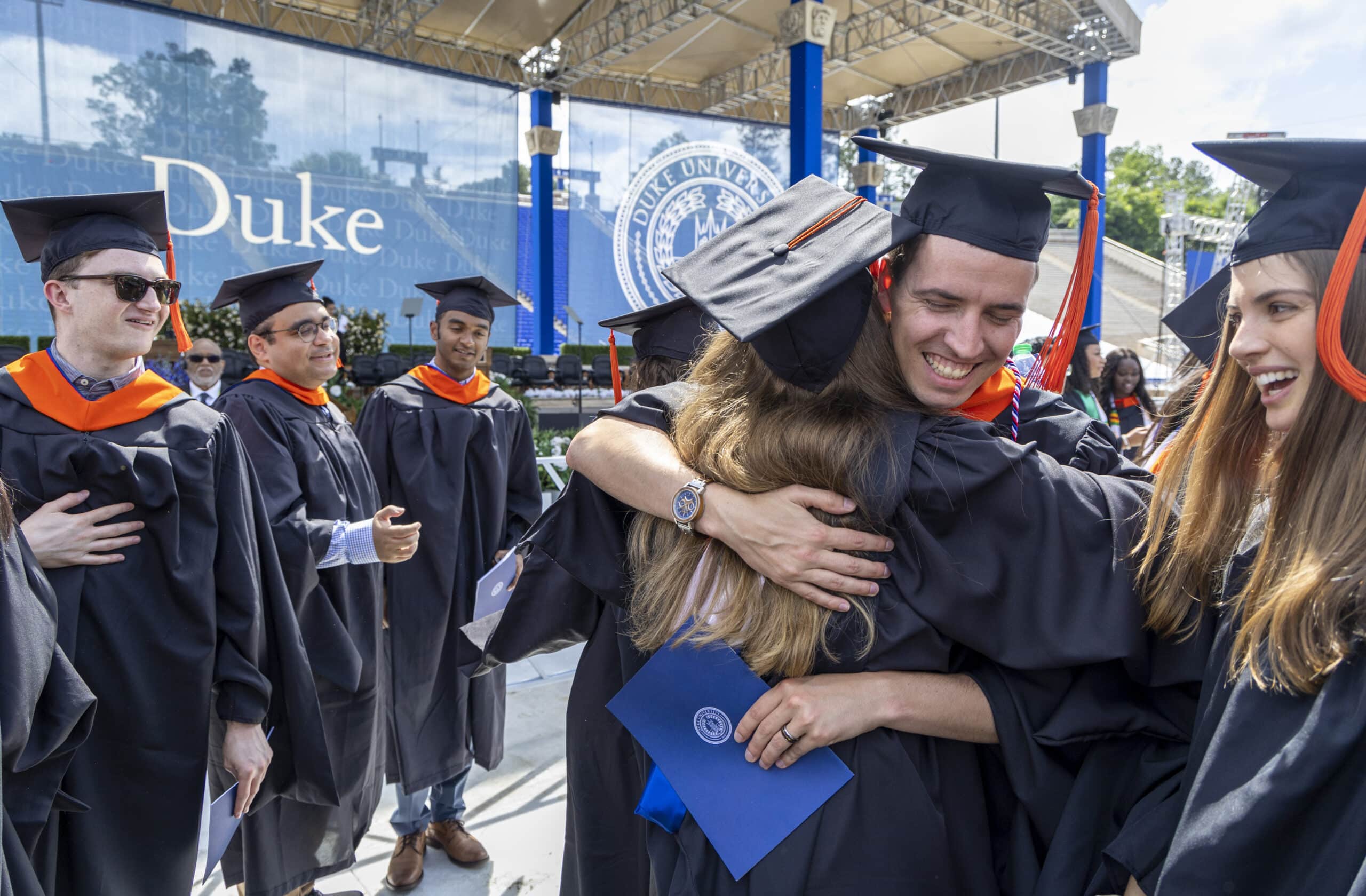 Duke University 2023 Commencement at Wallace Wade Stadium.