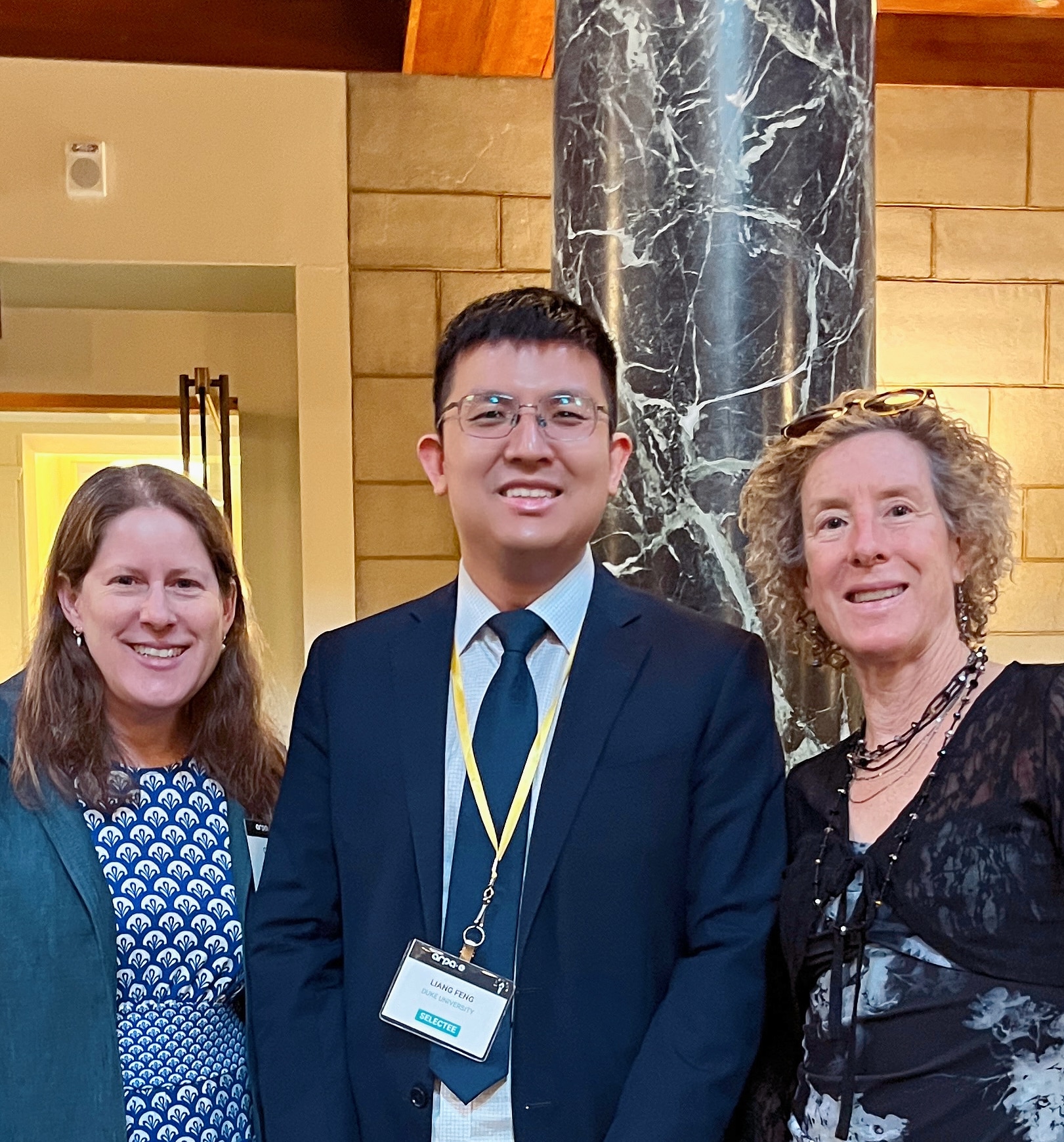 Liang Feng with Christine Payne and Cate Brinson