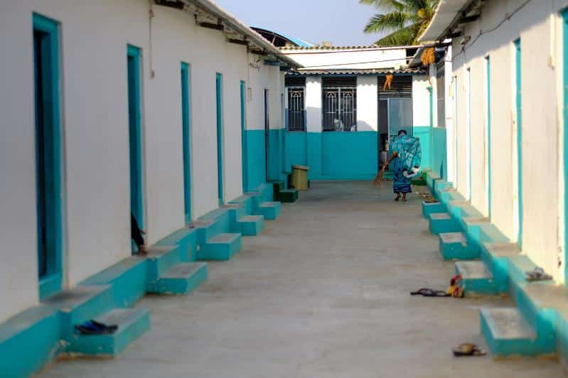 a women's dormatory in Coimbatore, Africa