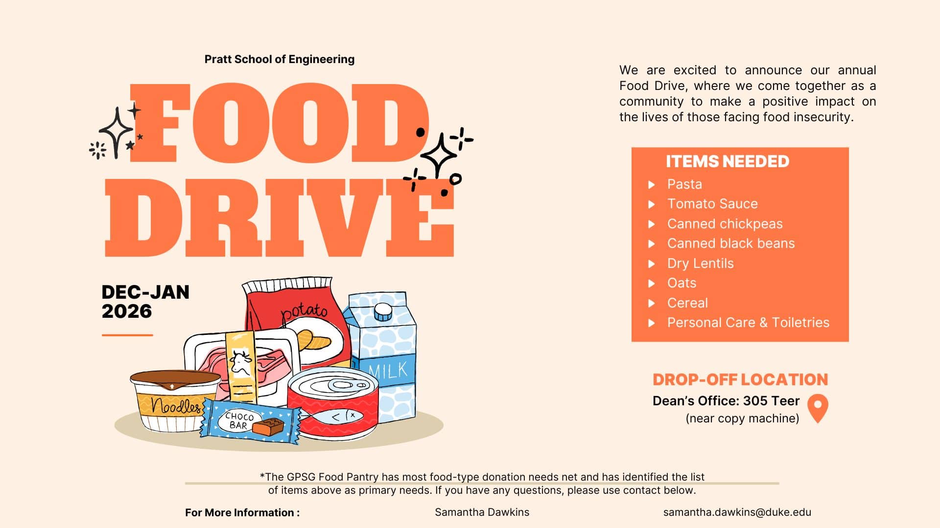 Pratt Food Drive