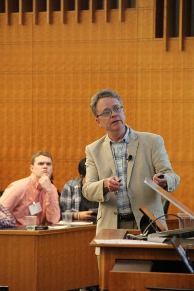 University of Minnesota Regents Professor Timothy Lodge delivered the plenary speech at the 2019 Triangle Soft Matter Workshop